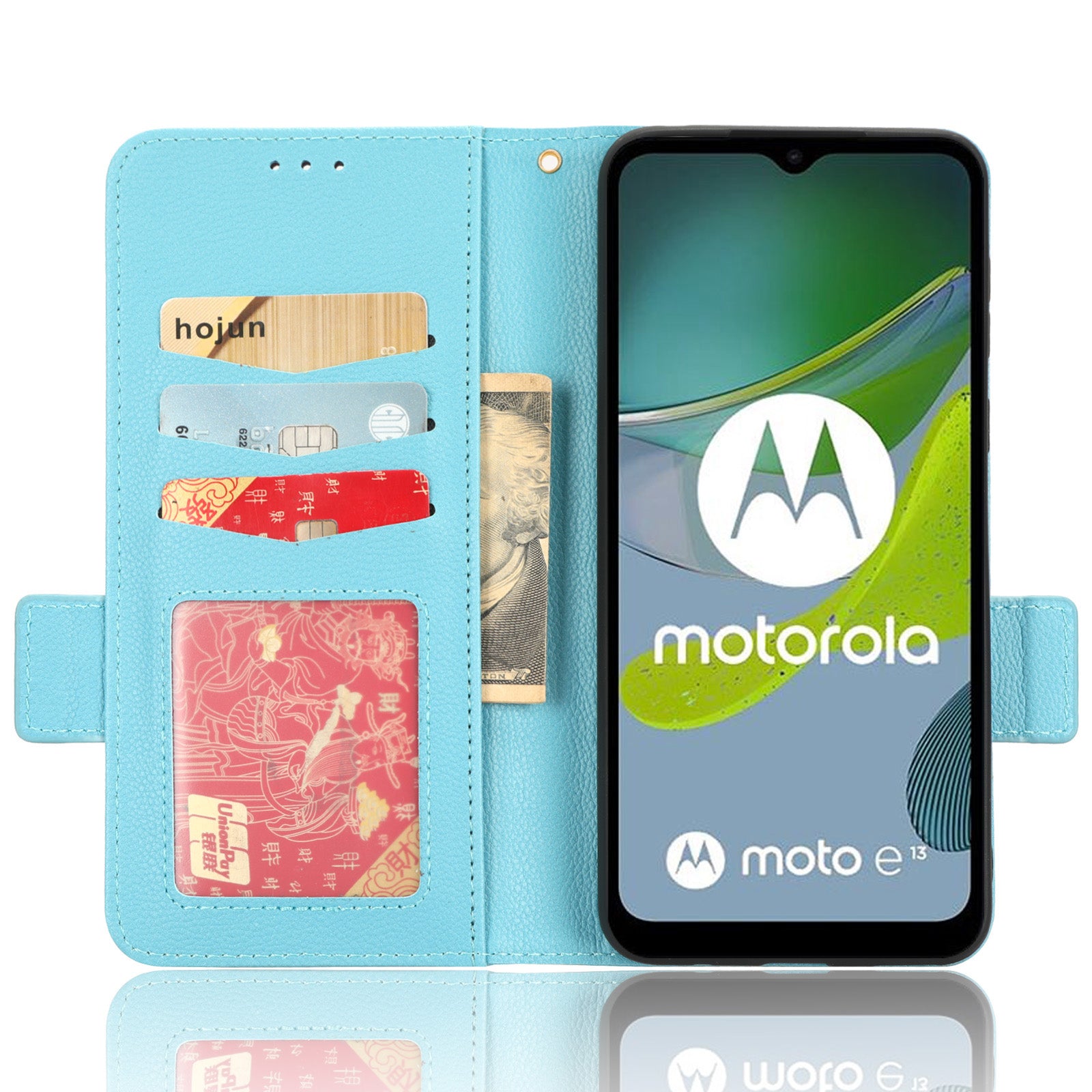 For Motorola Moto E13 4G Phone Case Wallet Stand Litchi Texture PU Leather Dual Magnetic Clasp Phone Cover For Motorola Moto E13 4G Phone Case Wallet Stand Litchi Texture PU Leather Dual Magnetic Clasp Phone Cover
